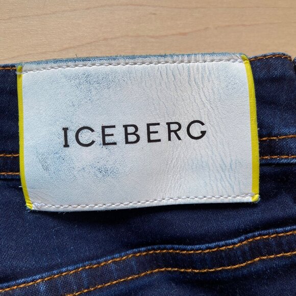 Rare Iceberg Disney Alice Embroidered Skinny Jeans Collectible Designer Denim 27 - Picture 3 of 16